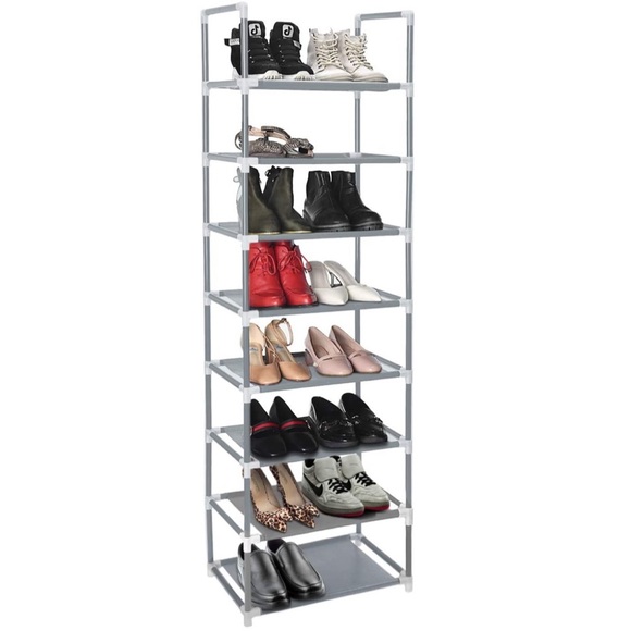 Adjustable Under-shelf Shoe Rack | Space-saving Organizer  Shoe Rack Organizer Stackable and Durable Shelf